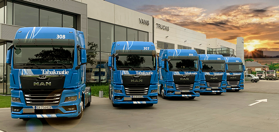 TABAKNATIE POLSKA NEW MAN TRUCKS